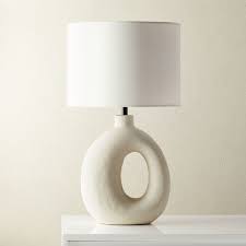 Algarve Ceramic Table Lamp Reviews Cb2 Concrete Table Lamp Table Lamp Contemporary Table Lamps