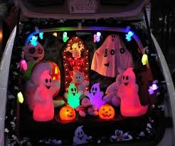 Pin By Babble On Halloween Crafts And Recipes Halloween Car Decorations Trunk Or Treat Halloween Decorations