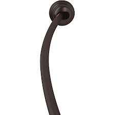 Would love to see the bathroom decor they ended up using! Amazon Com Idesign 79070 Curved Metal Shower Curtain Rod Adjustable Customizable Curtain Rod For Bathtub Stall Closet Doorway 41 72 Inches Bronze Home Kitchen