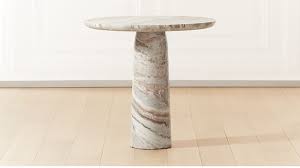 Babylon Round Small Table Reviews Cb2 In 2020 Small Tables Marble Table Marble Table Lamp