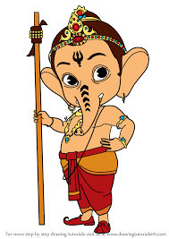 Chhota bheem kung fu dhamaka series: Learn How To Draw Bal Ganesh Hinduism Step By Step Drawing Tutorials Ganesha Drawing Ganesha Sketch Ganesh Art Paintings
