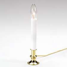 Darice Electric Candle Lamp With Light Sensor Brass Plated 7 Inches Walmart Com Walmart Com