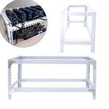 Between the hardware, the software and selecting a mining pool it took a bit more time than we thought it should. 80cmx30cmx35cm Diy Steel Stackable Miner Frame Case 6gpu Mining Rig Frame For Btc Mining Crypto Machine White Computer Cases Towers Aliexpress