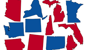 Another Look At The 2020 Battleground States Electoral Vote Map