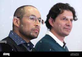Halberstadt, Germany. 19th Sep, 2019. The Mexican general practitioner  Miguel Angel Cacho Diaz (from left) talks during his welcome with Heike  Schittko, head of the Halberstadt employment agency, and hospital director  Frank