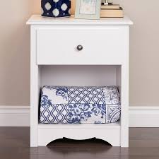 Songmics nightstand, industrial bedside table with 2 fabric drawers, storage shelves, vertical dresser storage tower with wooden top, metal frame, labels, rustic brown and black ulvt03h. Prepac Monterey 1 Drawer Tall White Nightstand