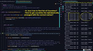 Position of l in english . In Java How To Find List Of Countries And Sort It In Alphabetical Order Crunchify