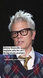 “Jackass” star Johnny Knoxville explains why his doctors have told him not  to perform stunts anymore. #johnnyknoxville #stunts #stuntperformer #jackass