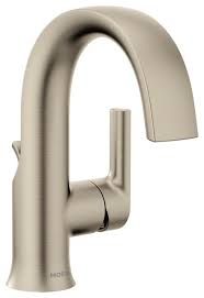 Browse our variety of moen faucets—give your home the upgrade it needs Moen Doux One Handle Bathroom Faucet Contemporary Bathroom Sink Faucets By The Stock Market Houzz