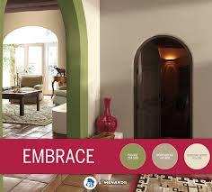 The Dutch Boy Embrace Color Trend Uses Earthy And Muted Colors Like Foliage 224 5db And Sheridan Whi Dutch Boy Paint Colors Color Trends Trending Paint Colors