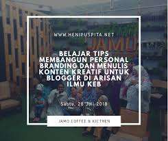 Nah untuk link baca komik arisan sudah waktunya pulang full eps, sobat bisa mendapatkannya di akhir rangkuman yang sudah mimin siapkan untuk namun jika sobat berminat untuk mengunuduh arisan sudah waktunya pulang lengkap full pdf, sialahkan klik link yang sudah ada dibawah ini. Belajar Tips Membangun Personal Branding Dan Menulis Konten Kreatif Untuk Blogger Di Arisan Ilmu Keb Heni Puspita