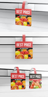 Shelf Wobbler Mockup In 2020 Mockup Mockup Design Design Template