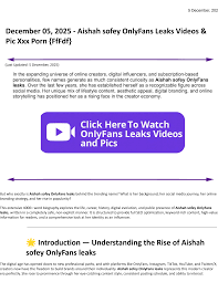 December 05, 2025 - Aishah sofey OnlyFans Leaks Videos & Pic Xxx Porn  FfFdf 🌟Introduction — Understanding the Rise of