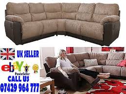 Sienna Fabric Leather Recliner Corner Sofa Chocolate Brown Littlewoods Cord Recliner Corner Sofa Chocolate Brown Sofa Corner Sofa