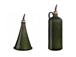 Barbotine Olive Oil Bottles Olive Oil Container Olive Oil Bottles Ceramic Bottle