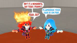 Francisca and Flamberge have a friendly chat : rKirby