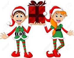 Deux Lutin De Noel Posant Avec Coffret Clip Art Libres De Droits Vecteurs Et Illustration Image 37084515 Les lutins de noël, (en islandais : deux lutin de noel posant avec coffret