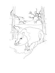 Color these free, fun and easy bears coloring pages. Online Coloring Pages Coloring Page Wild Boar In The Forest Animals Download Print Coloring Page