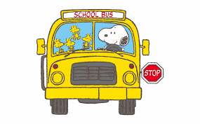 Snoopy Status - Peanuts School Bus Clipart | Transparent PNG ...
