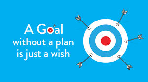 Image result for a goal is just a wish without a plan