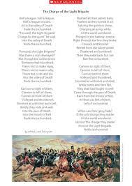 The charge of the light brigade by alfred, lord tennyson. Activity E The Charge Of The Light Brigade Free Primary Ks2 Teaching Resource Scholastic