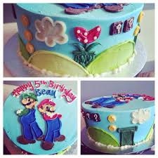 A customer gave me a picture of a cake she wanted for her nephew's birthday, and i. Mario Bros Birthday Cake Hayley Cakes And Cookieshayley Cakes And Cookies