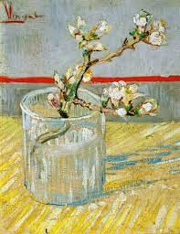 ˈvɪnsɛnt ˈʋɪləm vɑn ˈɣɔx (); Van Gogh Branch Of An Almond Tree In Blossom In A Glass Art Print