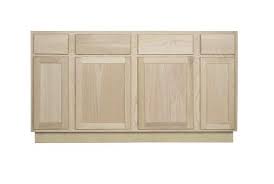 Quality cabinets & online convenience. Quality One Woodwork Sb60 60 X 34 1 2 X 24 Inch Premium Oak Ready To Finish Sink Base Cabinet At Sutherlands