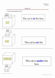 Worksheet For Kindergarten In On Under Servicenumber Org In 2020 Kindergarten Worksheets Prepositions Worksheets