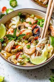 The Best Quick Shrimp Pho With Vegetables Vietnamese Noodle Soup Recipe In 2021 Shrimp Pho Skinny Taste Recipes Shrimp Pho Soup Recipe