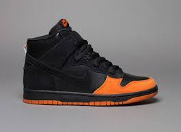 Nike Sb Dunk High Black Solar Orange Kicksonfire Com