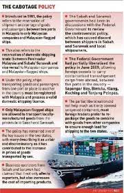 Malaysia shipowners' association called for review of the cabotage policy in malaysia, noting that it did not reduce the price of goods and is. Lower Prices With Cabotage Exemption Pressreader