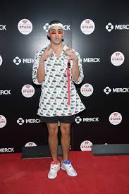 Bad Bunny Poses Backstage During The 2018 Iheartradio Music Festival Iheartradio Music Festival Bad Poses