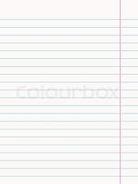 Medium ruled paper has a horizontal spacing between the lines of 11/32 in. Notebook Paper Template Lined Page Stock Vector Colourbox