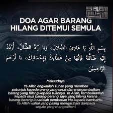 Inilah Doa Mendapatkan Barang Hilang Mesti Baca Dan Share Kifarah Media