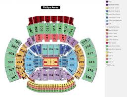 State Farm Arena Seating Chart Philips Arena Seating Charts Chart