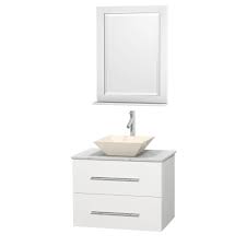 Check spelling or type a new query. Centra 30 Single Bathroom Vanity For Vessel Sink Matte White Beautiful Bathroom Furniture For Every Home Wyndham Collection