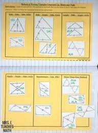 Some of the worksheets for this concept are 4 s sas asa and aas congruence, congruence statements 1, similar triangles work answers, geometry smart packet triangle proofs. 130 Geometry Ideas Teaching Math Math Geometry Middle School Math