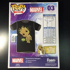 Funko Marvel Pop Tee Shirt T Shirt Guardians Of The