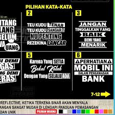 Lucu dan konyol tapi juga romantis & puitis. Kata Kata Keren Di Kaca Mobil