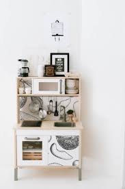 Ikea Duktig Removable Black And White Fruits Ikea Decals Etsy Ikea Play Kitchen Play Kitchen Ikea Kids