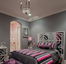 A gorgeous grey white and pink bedroom by room interior by. Gray Pink Bedroom Ideas Design Corral