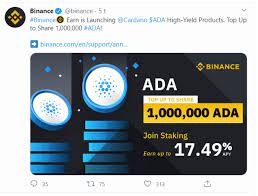 Wanted to know how the future cryptocurrency prices would grow if we used the price gains of the leading social/technological innovations like facebook, smartphones, data, etc.? Binance Adds Cardano Staking With A 17 Yield If You Lock For 90 Days Cardano