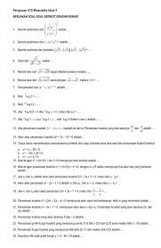 40 latihan soal uts matematika kelas 8 semester 1 kurikulum 2013. Pengayaan Uts Matematika Kelas X 2015 Tunjukkan Potensi Terbaikmu