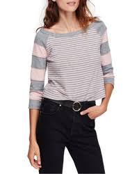 Free people womens time on my side wrap dress bright red m. Women S Long Sleeve T Shirts By Free People Lookastic