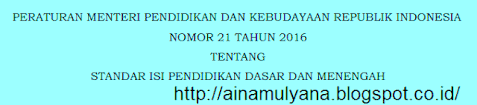 Check spelling or type a new query. Permendikbud Nomor 21 Tahun 2016 Tentang Standar Isi Satuan Pendidikan Dasar Dan Menengah Pendidikan Kewarganegaraan Pendidikan Kewarganegaraan