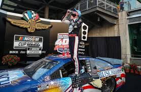 Monster energy nascar cup series. Nascar Kevin Harvick Goes Back To Back At Brickyard After Denny Hamlin Blows Tire
