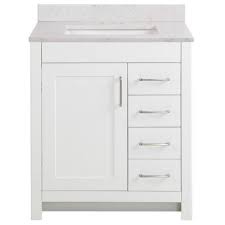 It is constructed solid hardwood, plywood, and mdf. Modern Freestanding Single Sink Bathroom Vanities Bath The Home Depot