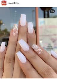 White Butterflies Acrylic Nails Coffin Short Short Acrylic Nails Designs White Acrylic Nails