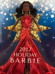 2017 Holiday Barbie African American Red Dress New In Box Gift Collectible 887961424775 Ebay In 2020 Holiday Barbie Barbie Red Dress Barbie